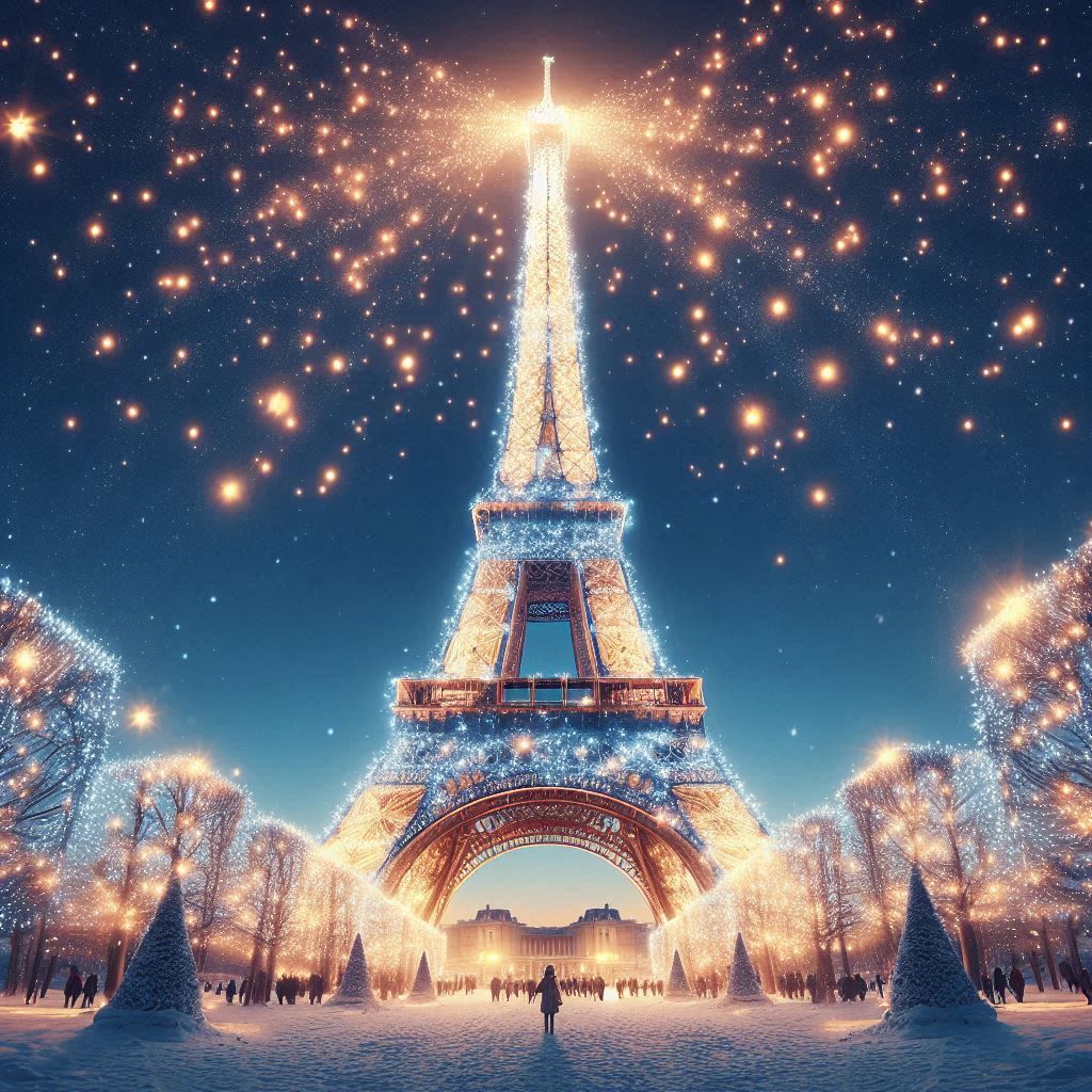 Winter Eiffel Tower