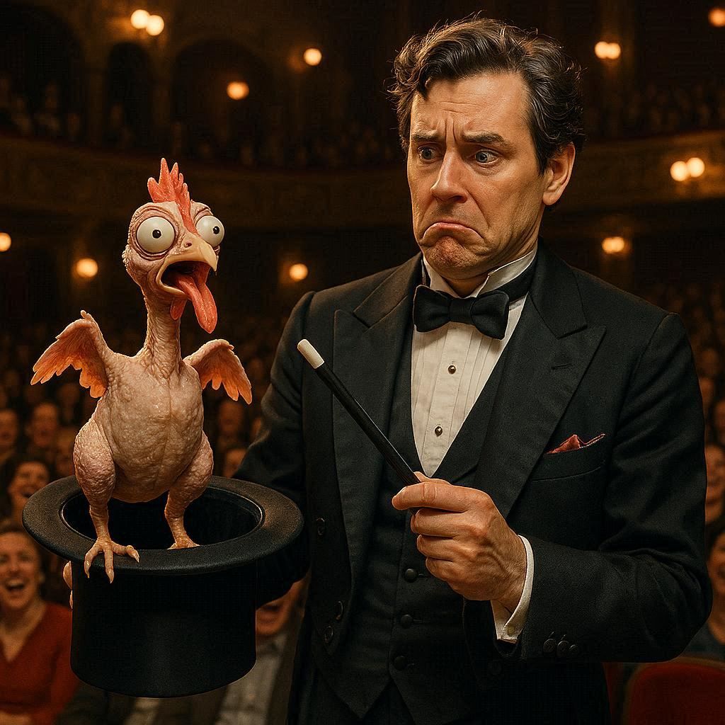 Magical artists...or not : silly magician