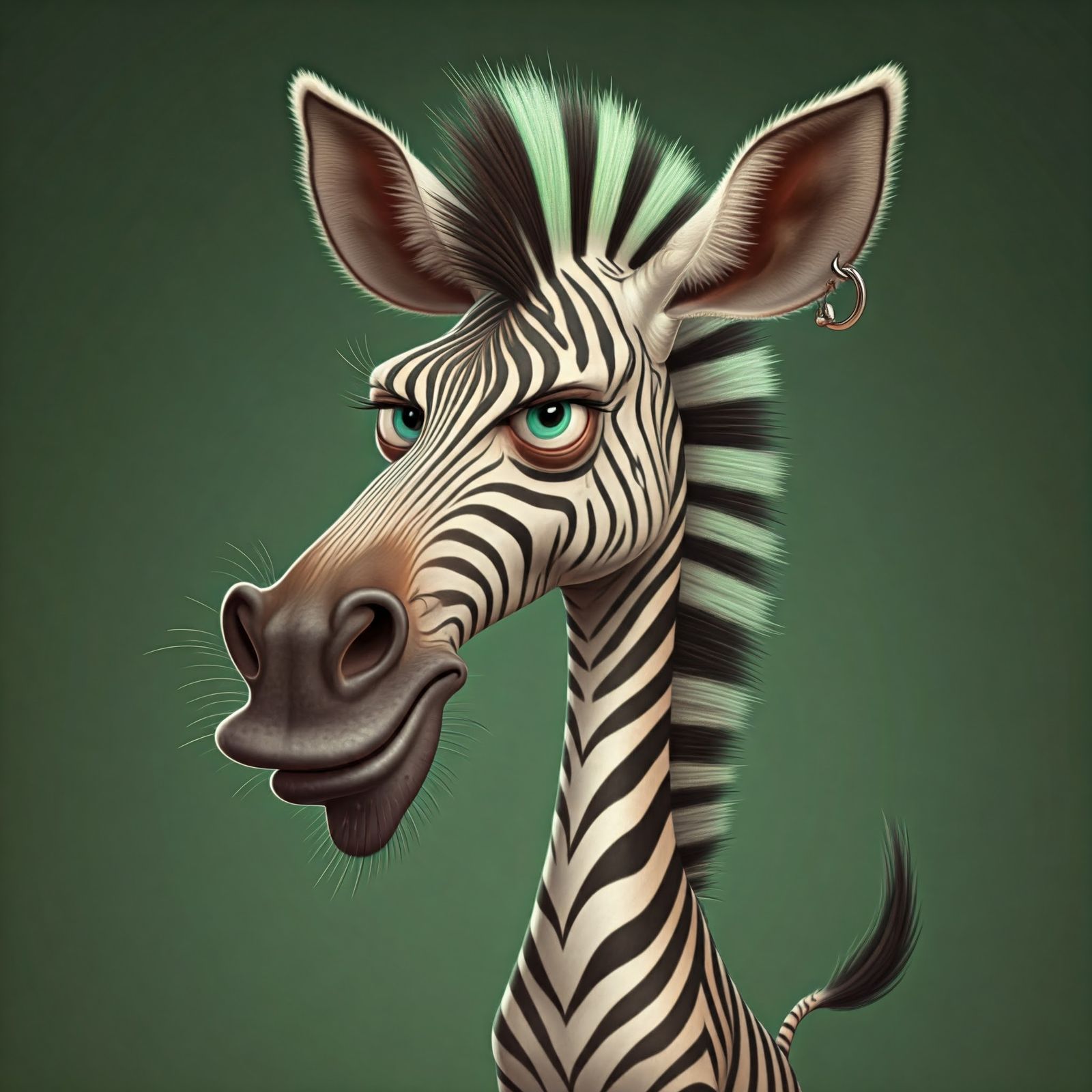 angry zebra