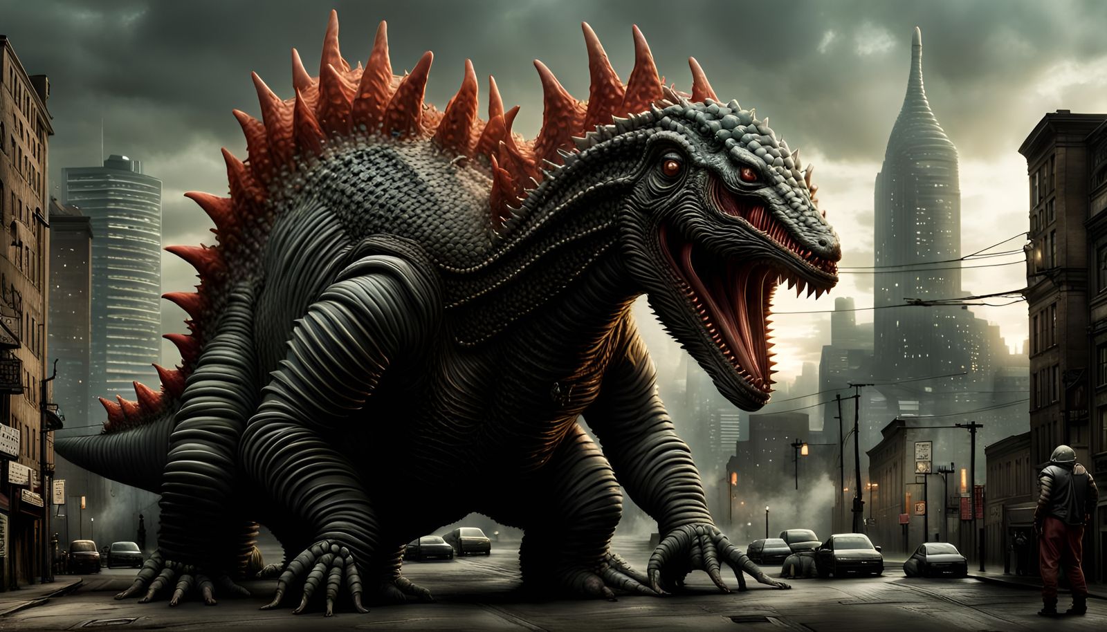 Godzilla Doing What Godzilla Does To Tokyo (Continued)
