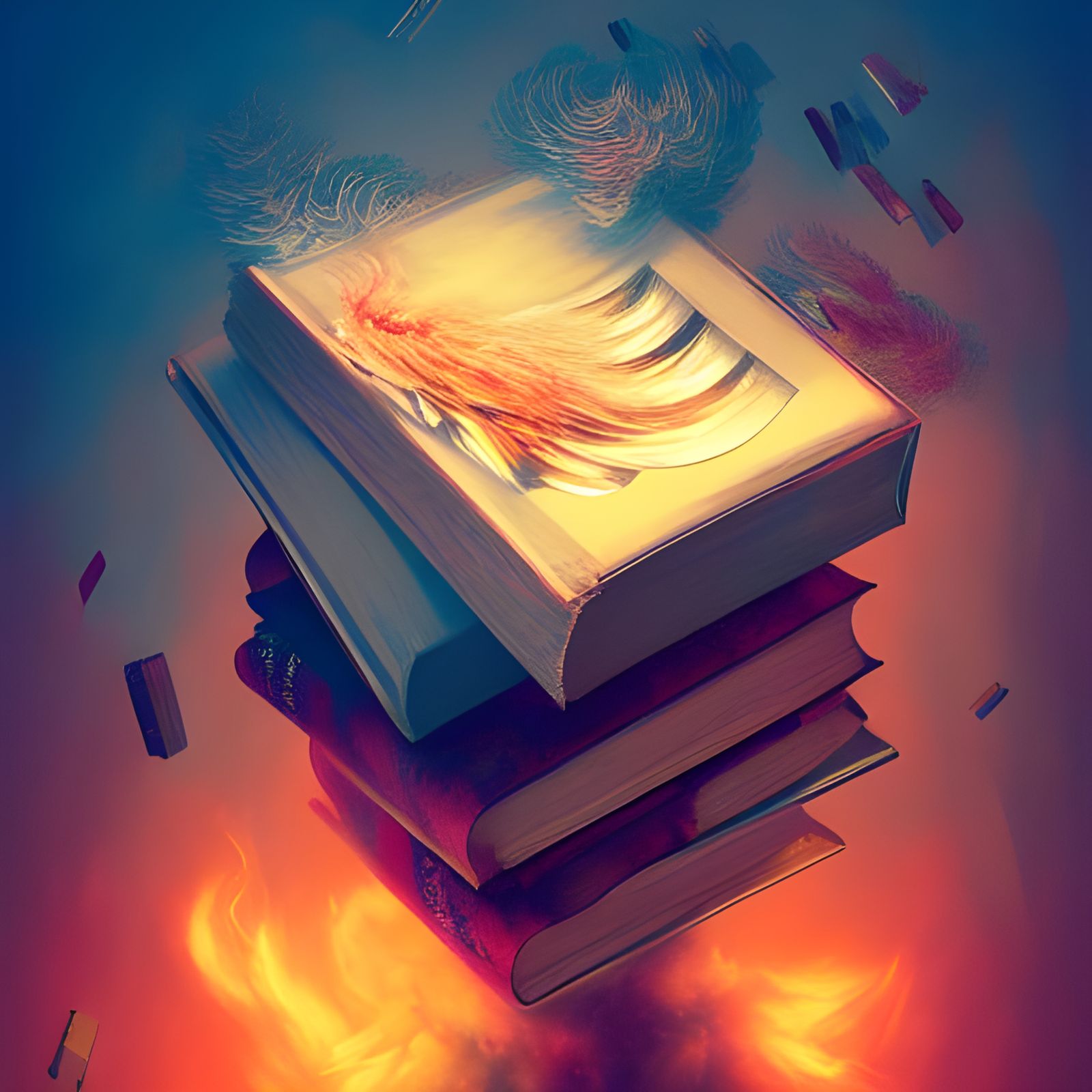 book-burning-ai-generated-artwork-nightcafe-creator