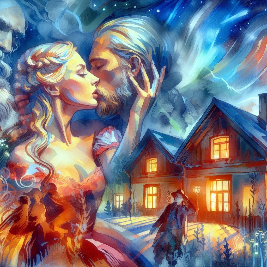 With Lips of Frost and Eyes Like Flame, She Whispered Love a...