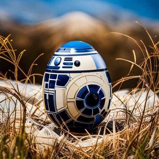 R2-D2 Egg - AI Generated Artwork - NightCafe Creator