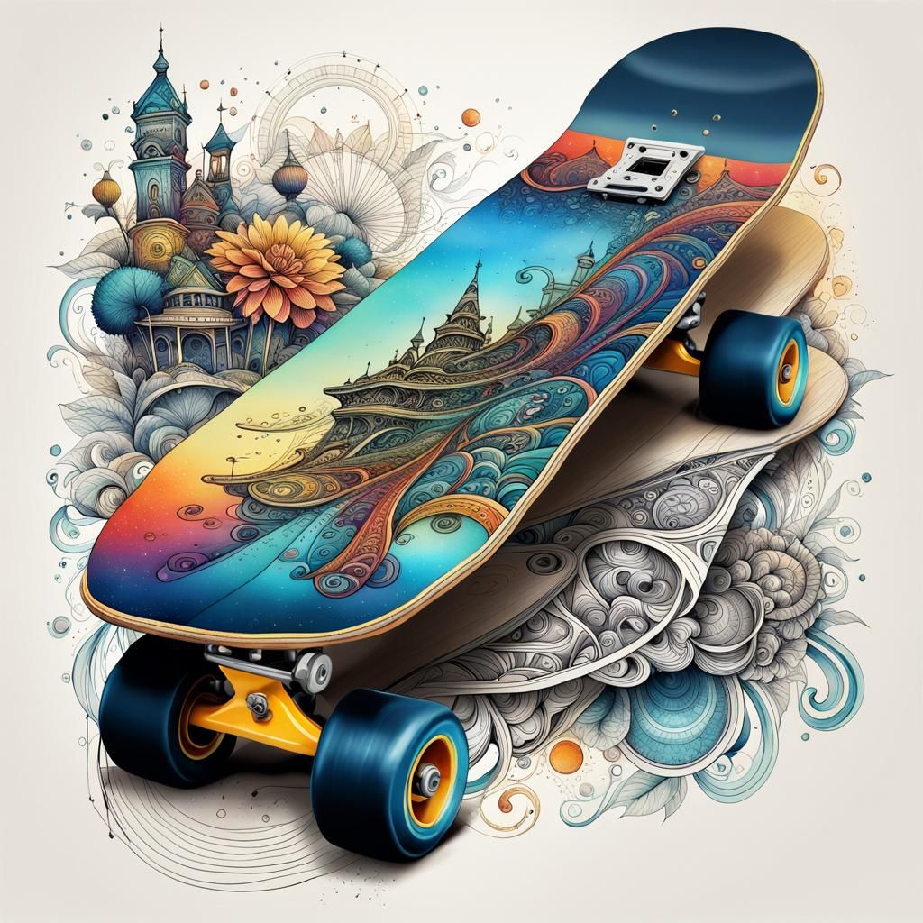 Skateboard  by @Alfred Stephens