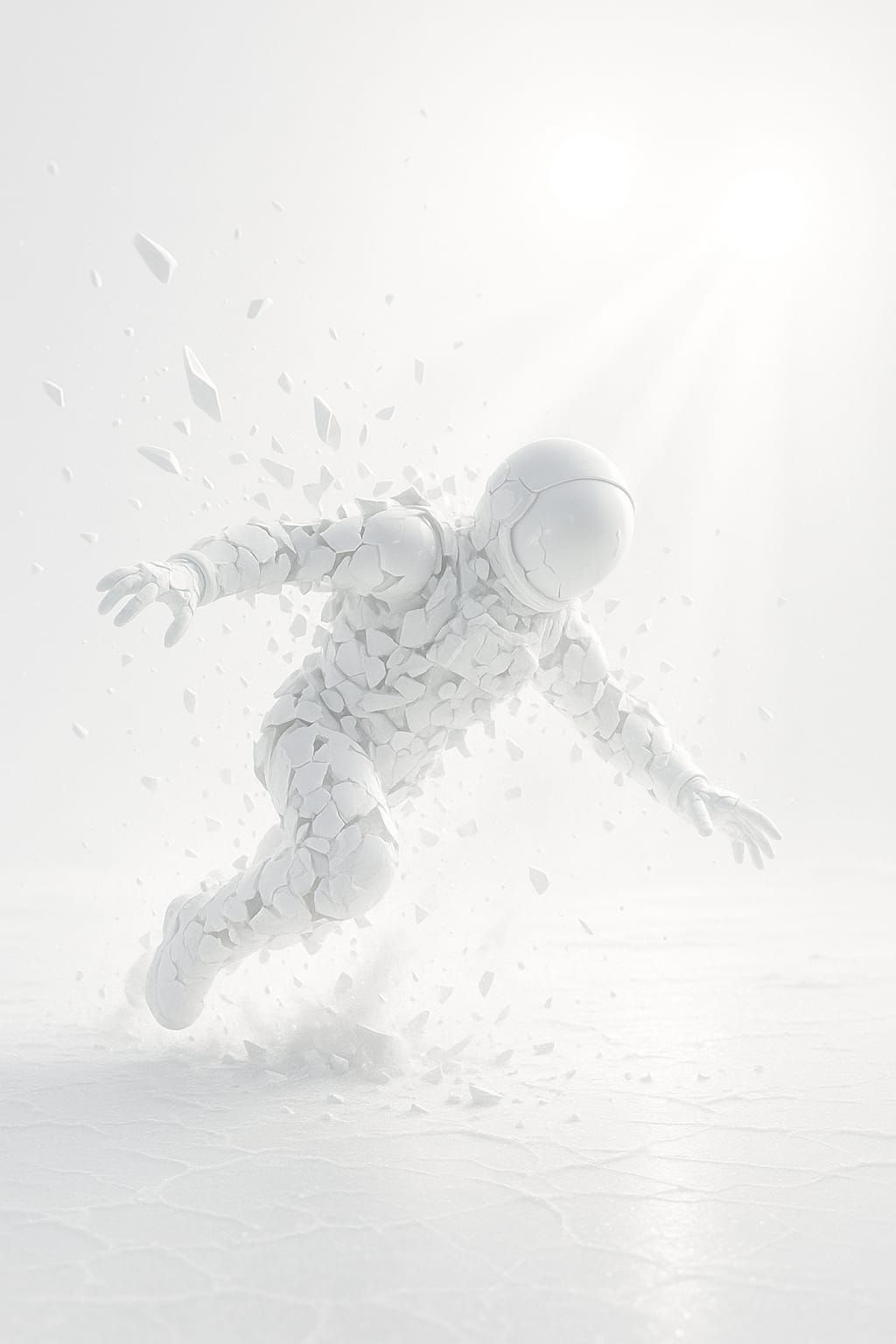 Porcelain Astronaut — Twin Suns Impact