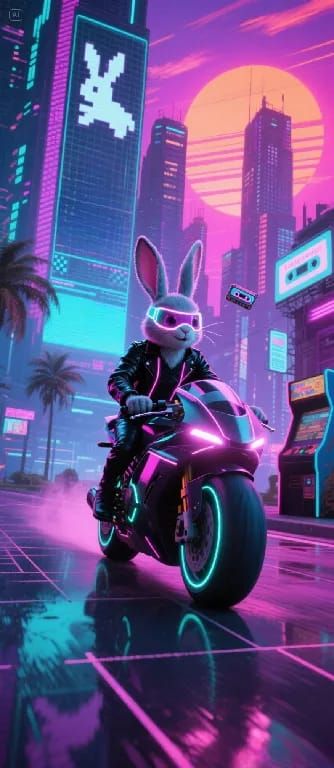 Riding Rabbit.  by @Eug Belchevsky