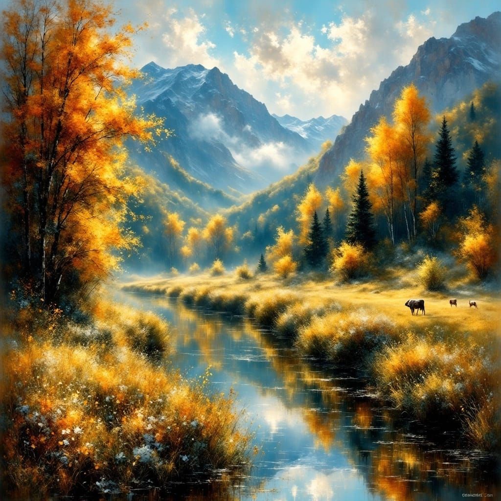 calm river  by @Matt