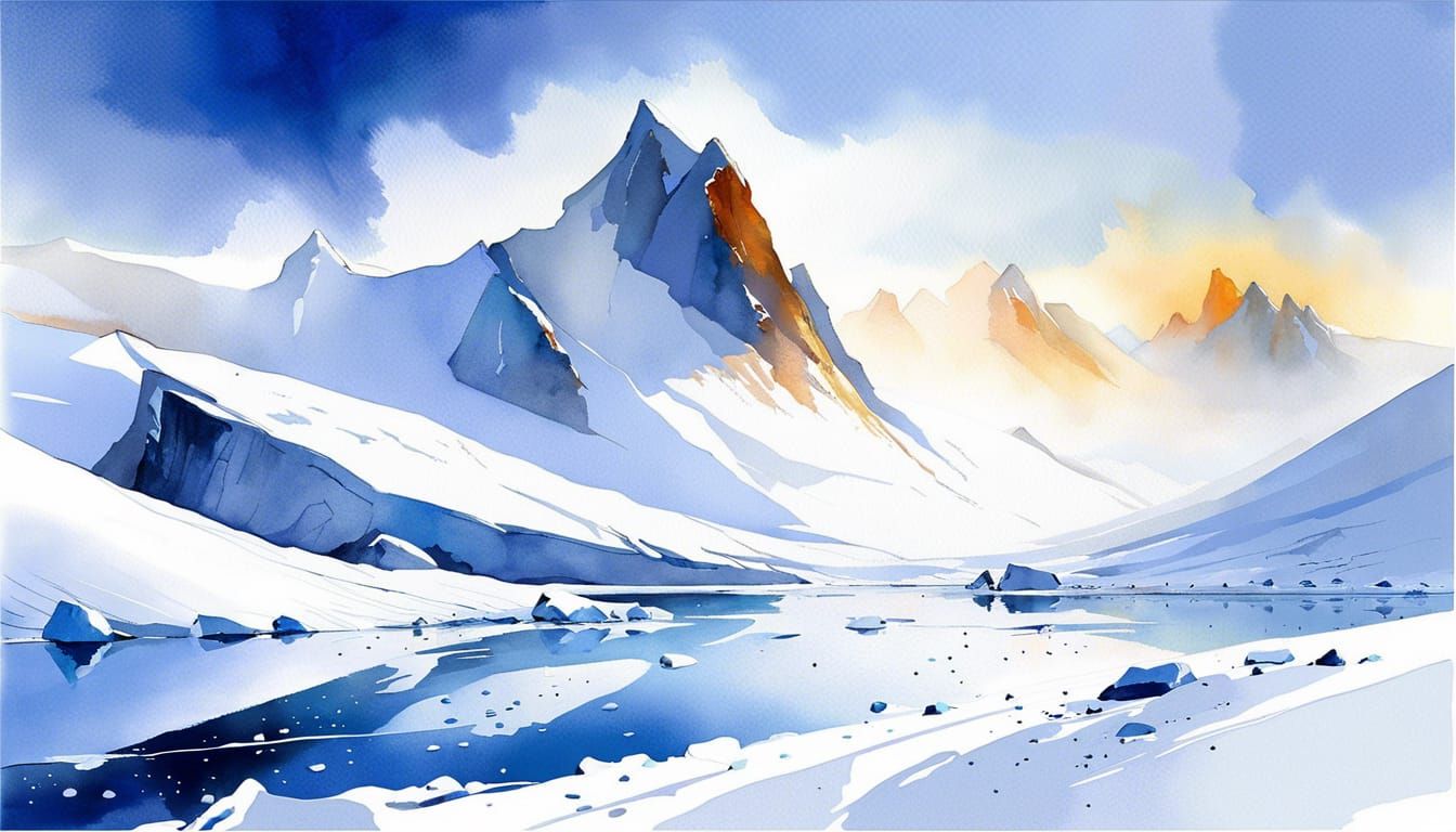 Greenland AI Generated Artwork NightCafe Creator