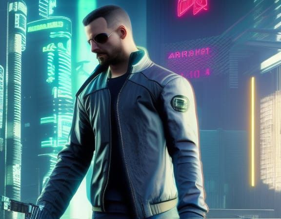 A Cyberpunk Woman from 2099