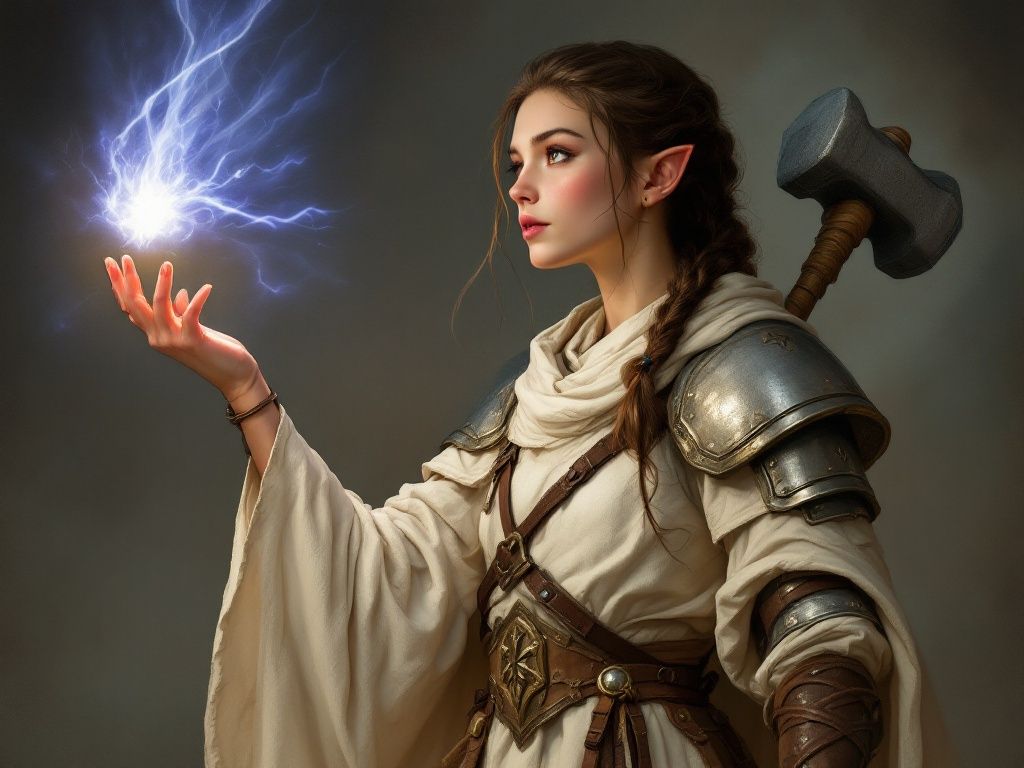 She Casts Light for the First Time