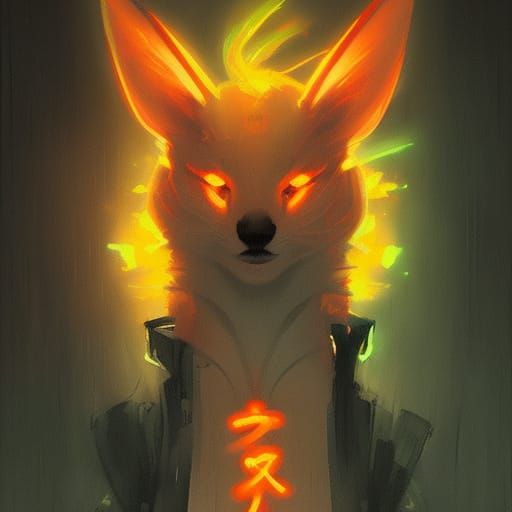 Neon Kitsune