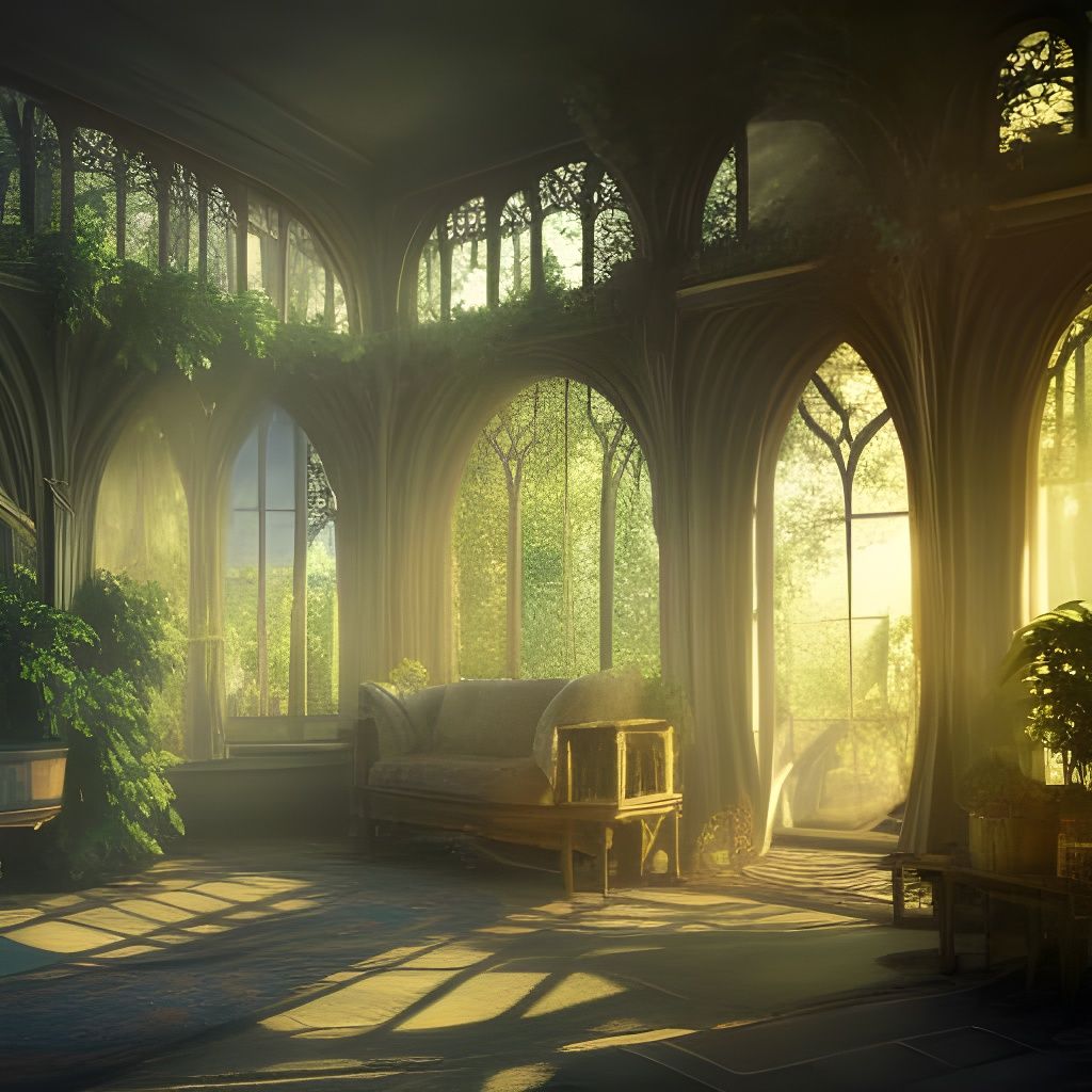 Elvish interior  by @Luminous