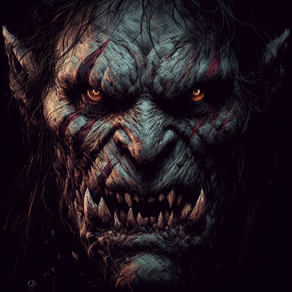 Tolkiens Orcs portrait series