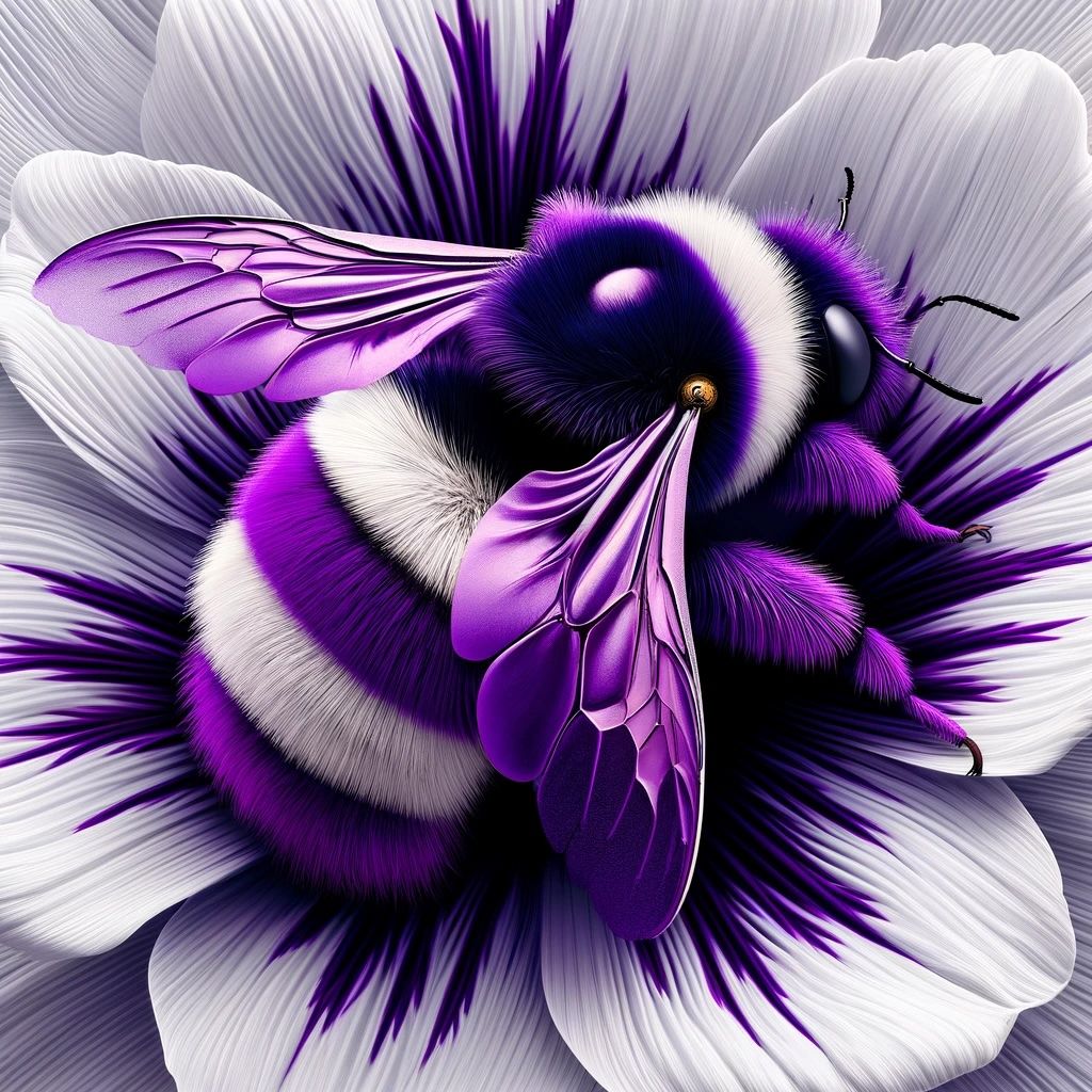 Purple Buzz  by @BetaPrime