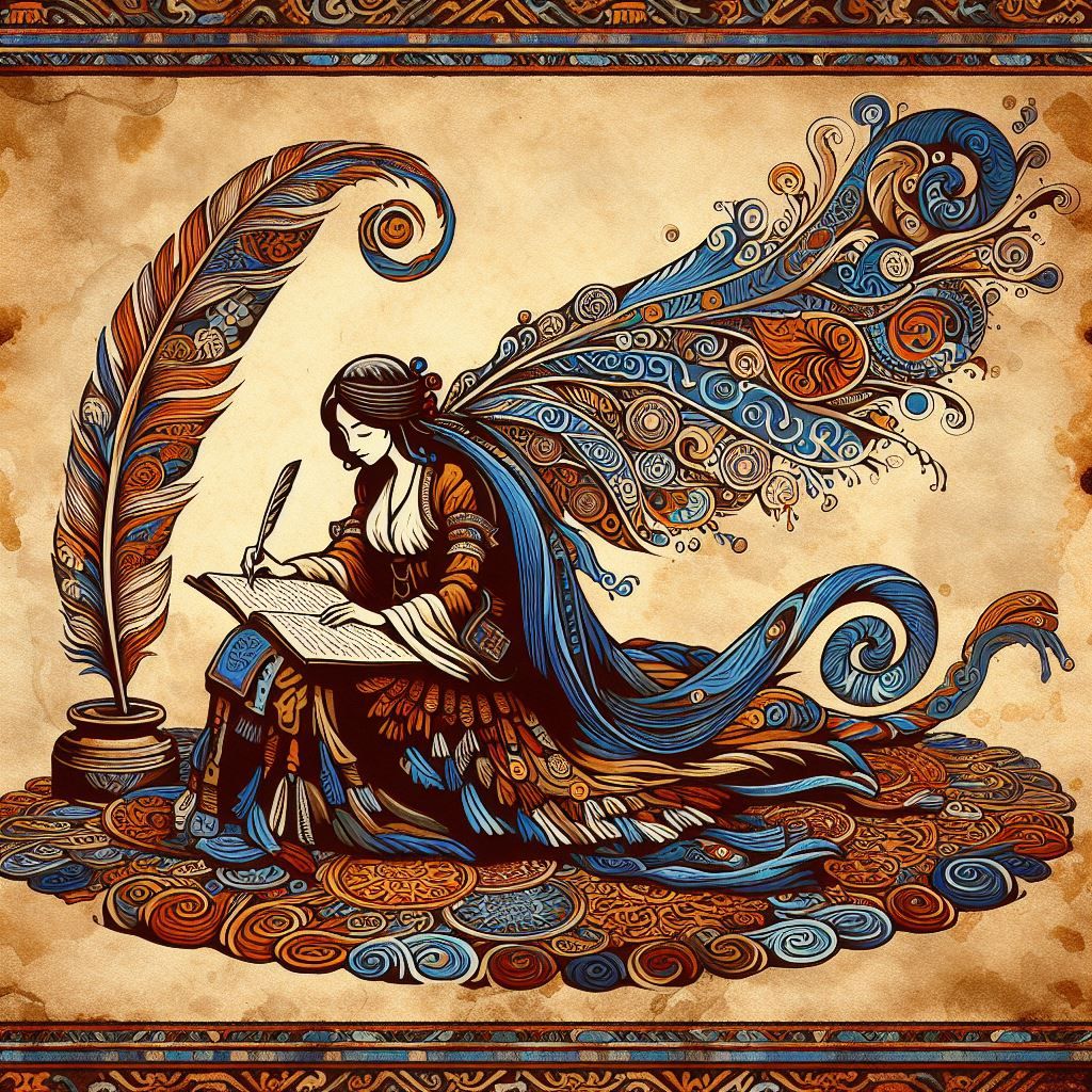 Inspired by "An Old Tibetan Carpet" by Else Lasker-Schüler