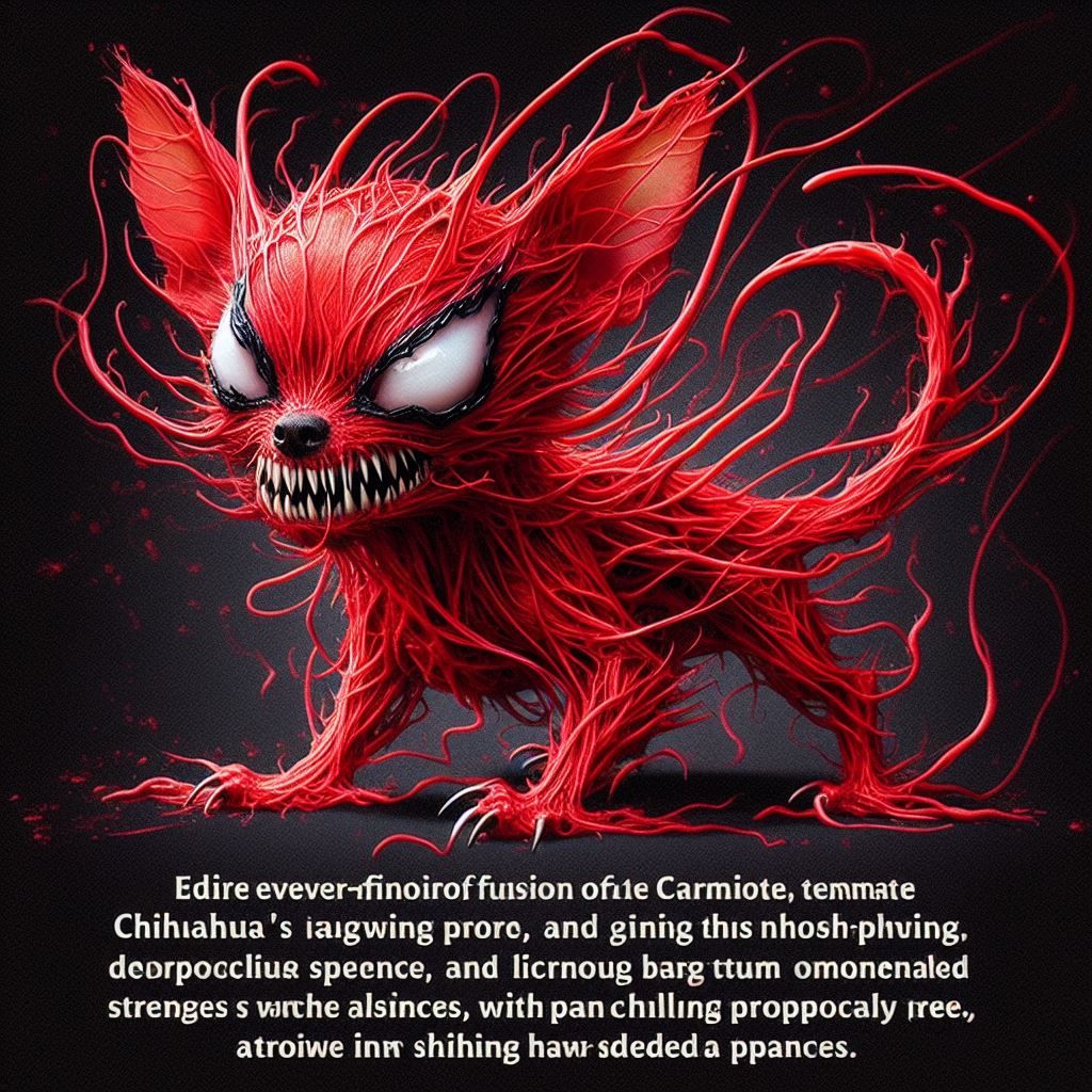 Chihuahua carnage symbiote