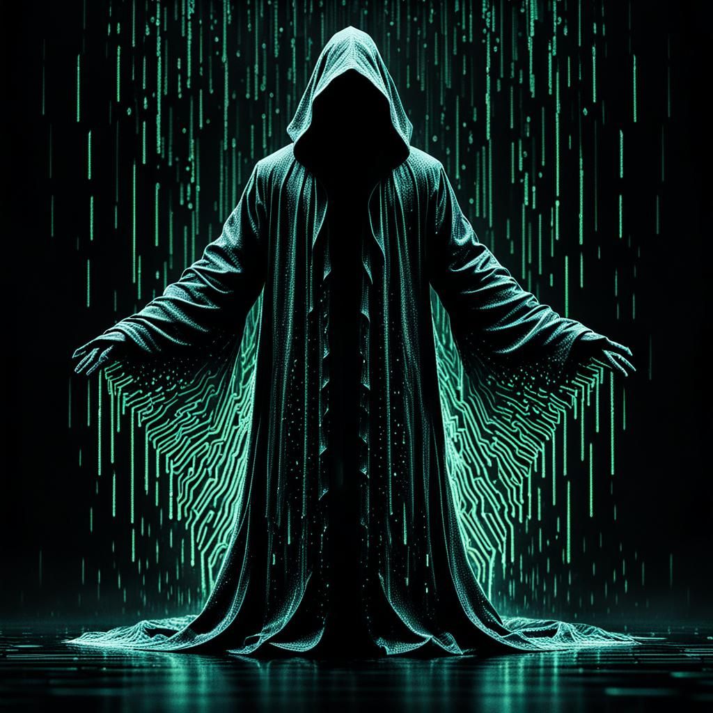 Mysterious hacker  by @Poptis