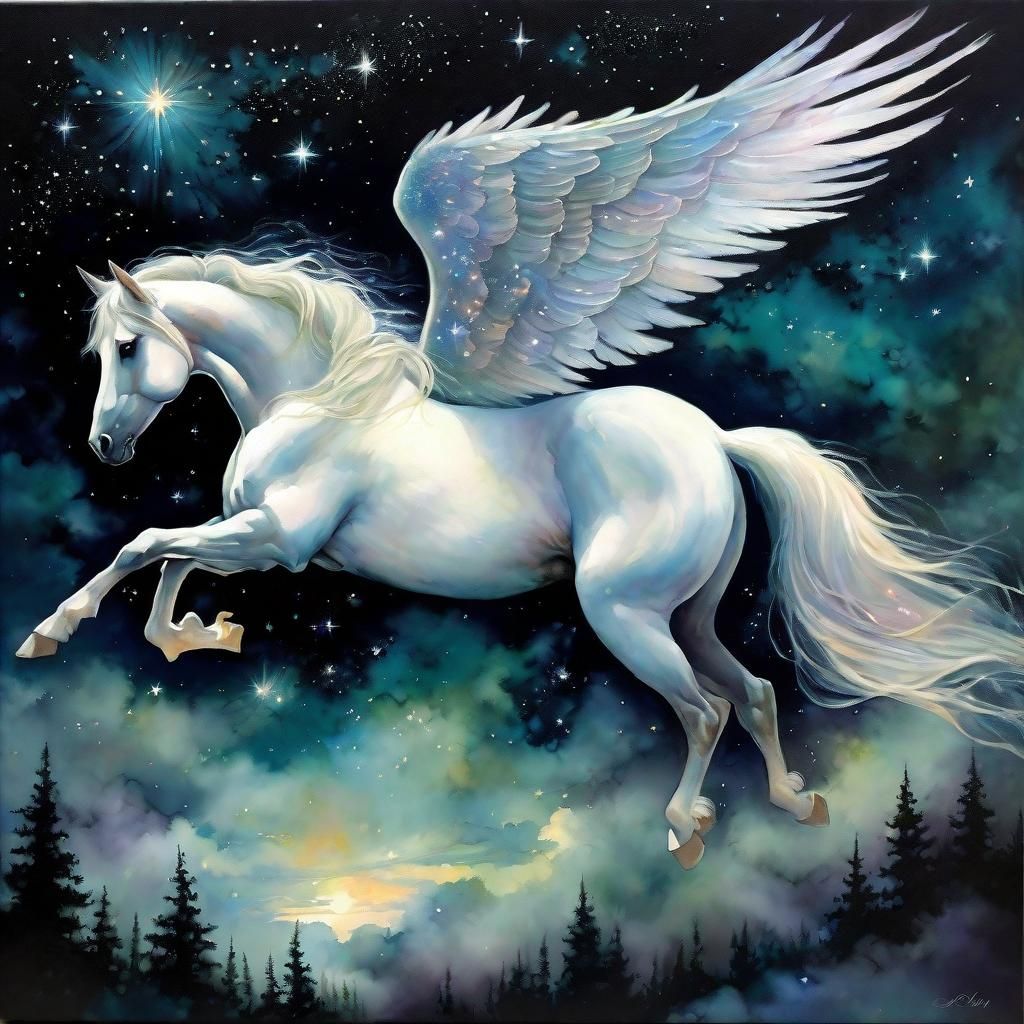 Pegasus of Dreams - AI Generated Artwork - NightCafe Creator