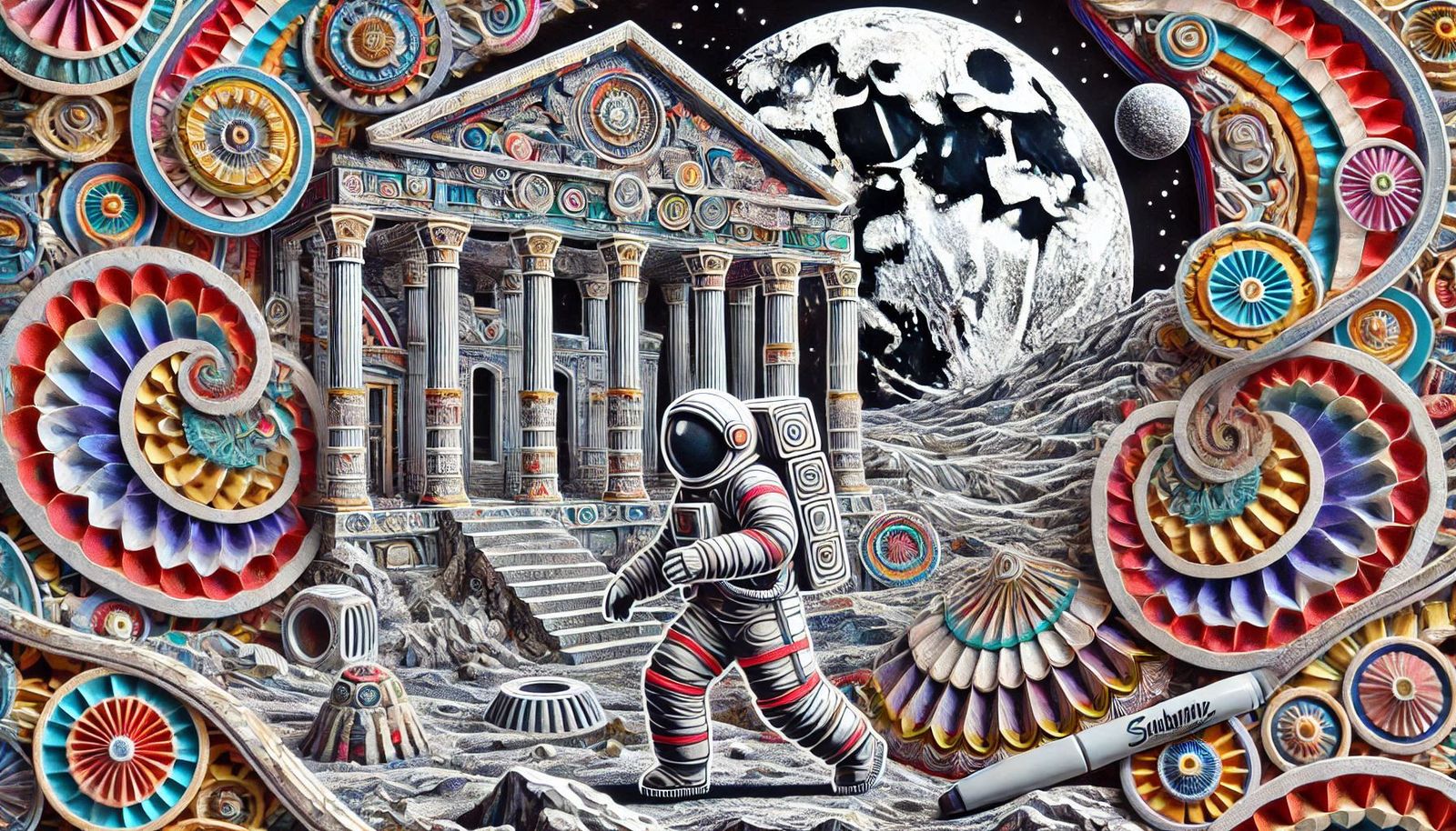 Astronaut Explorer Papercraft