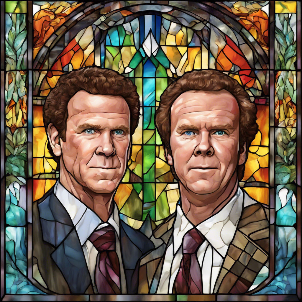 Step Brothers Stained Glass