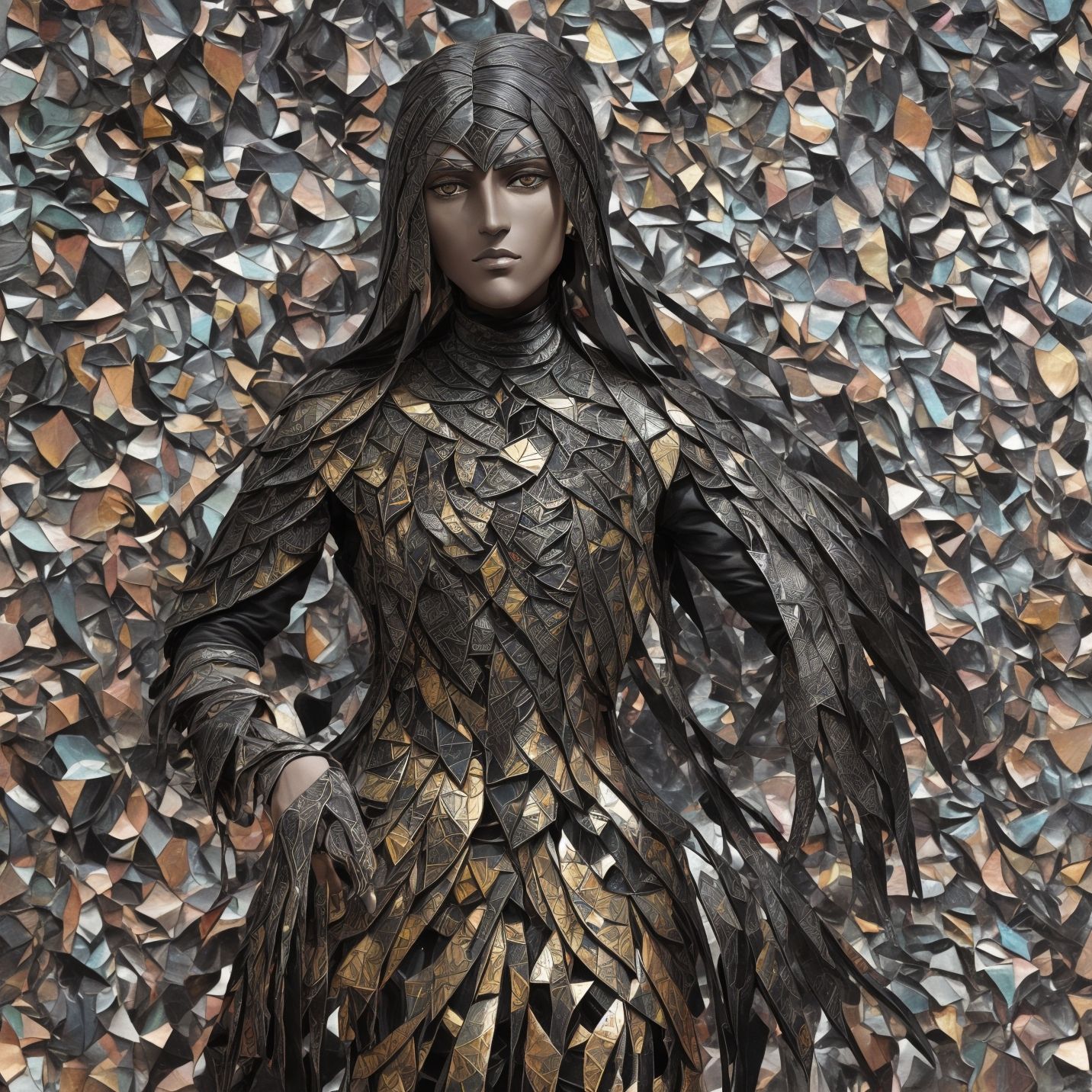 Thru the wall we heard her crying.