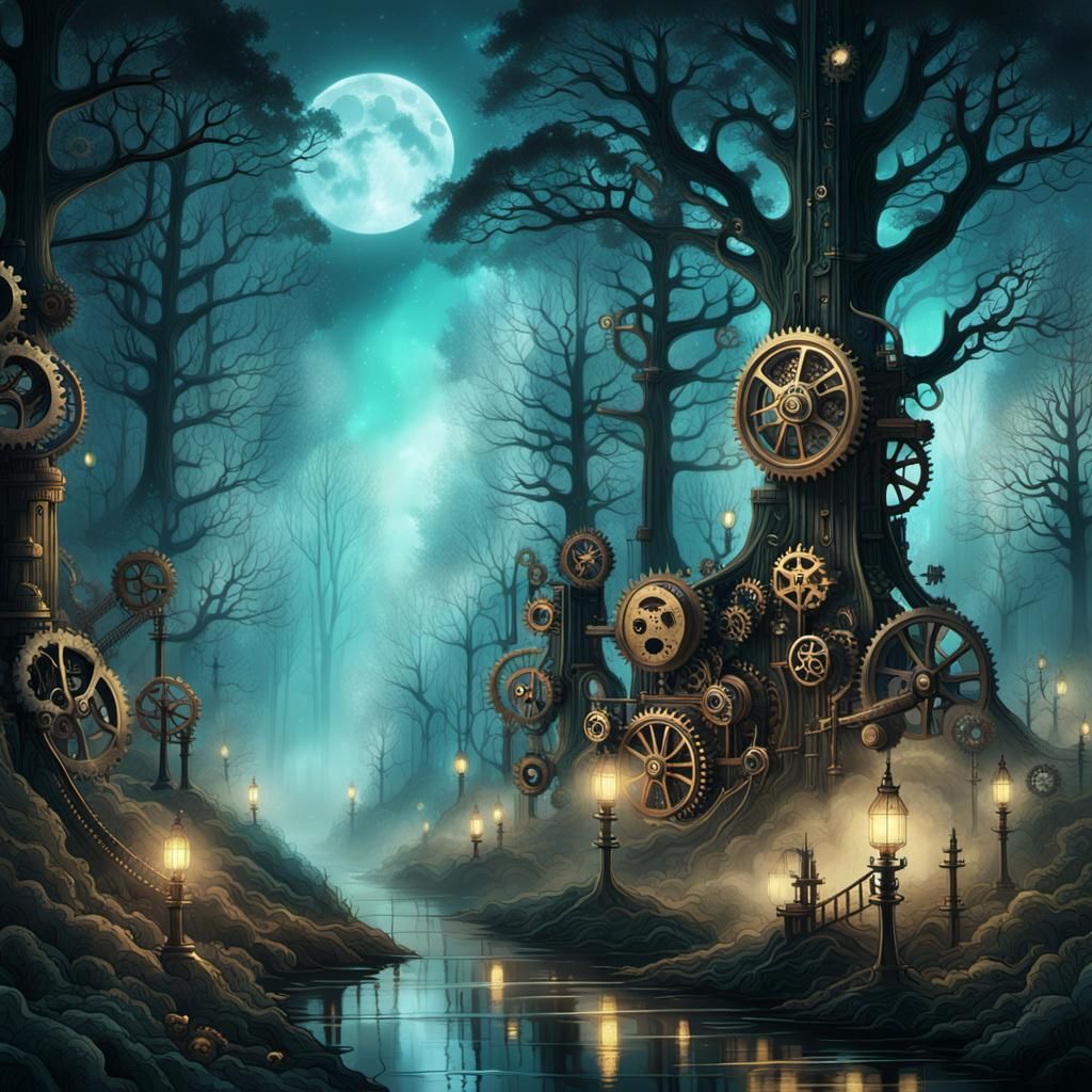 The Forest Tech  by @Magpie Morrigan