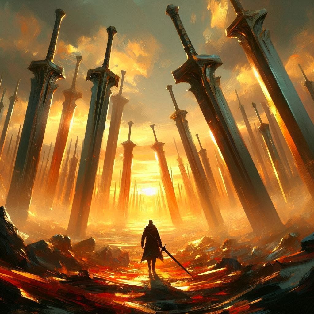 Walking through the field of swords
