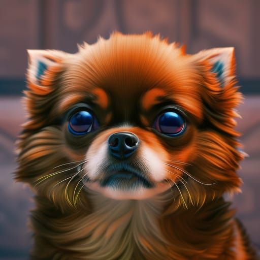 Chihuahua mix dog - AI Generated Artwork - NightCafe Creator