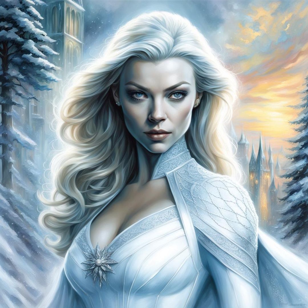 Natalie Dormer as Emma Frost - AI Generated Artwork - NightCafe Creator