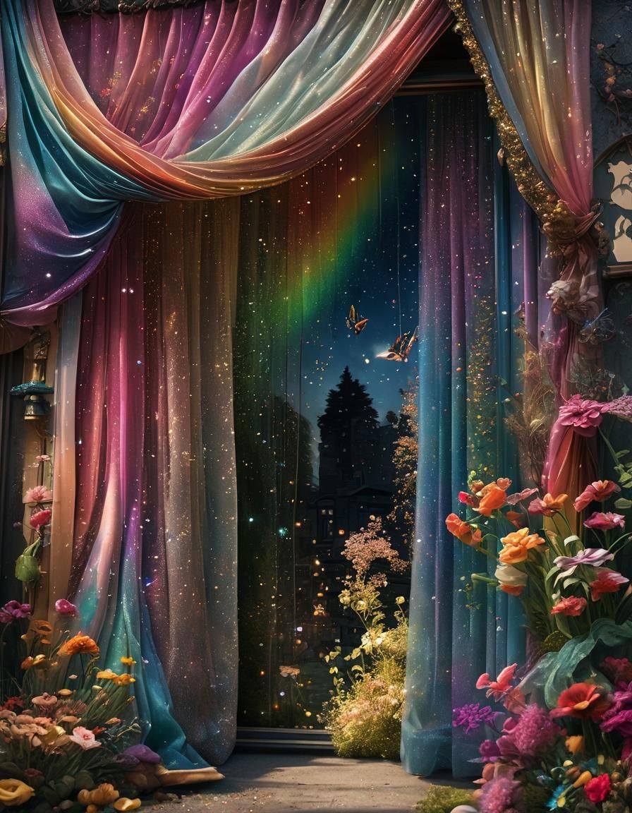 Tulle Curtains  by @Nettis