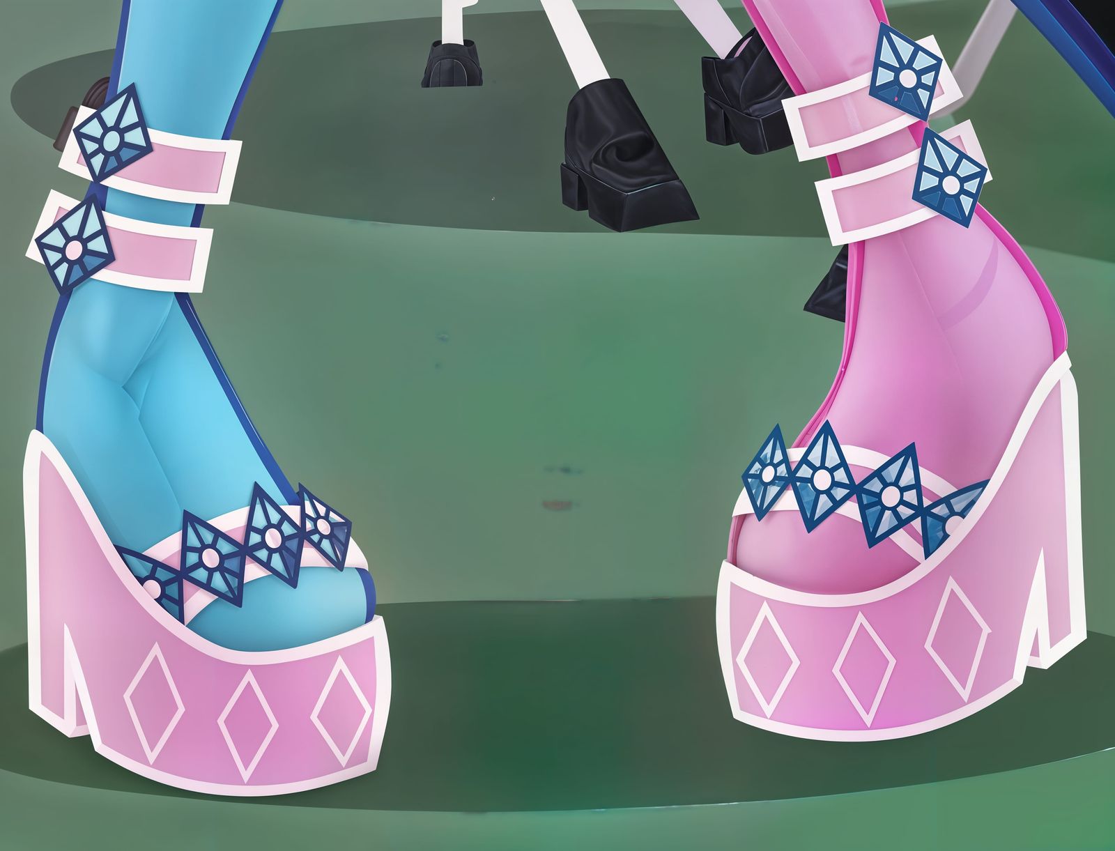 Rarity's Pink Platform High Heeled Sandals #2