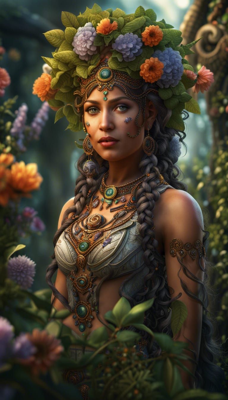 A Beautiful Earth Goddess  by @EmzMc