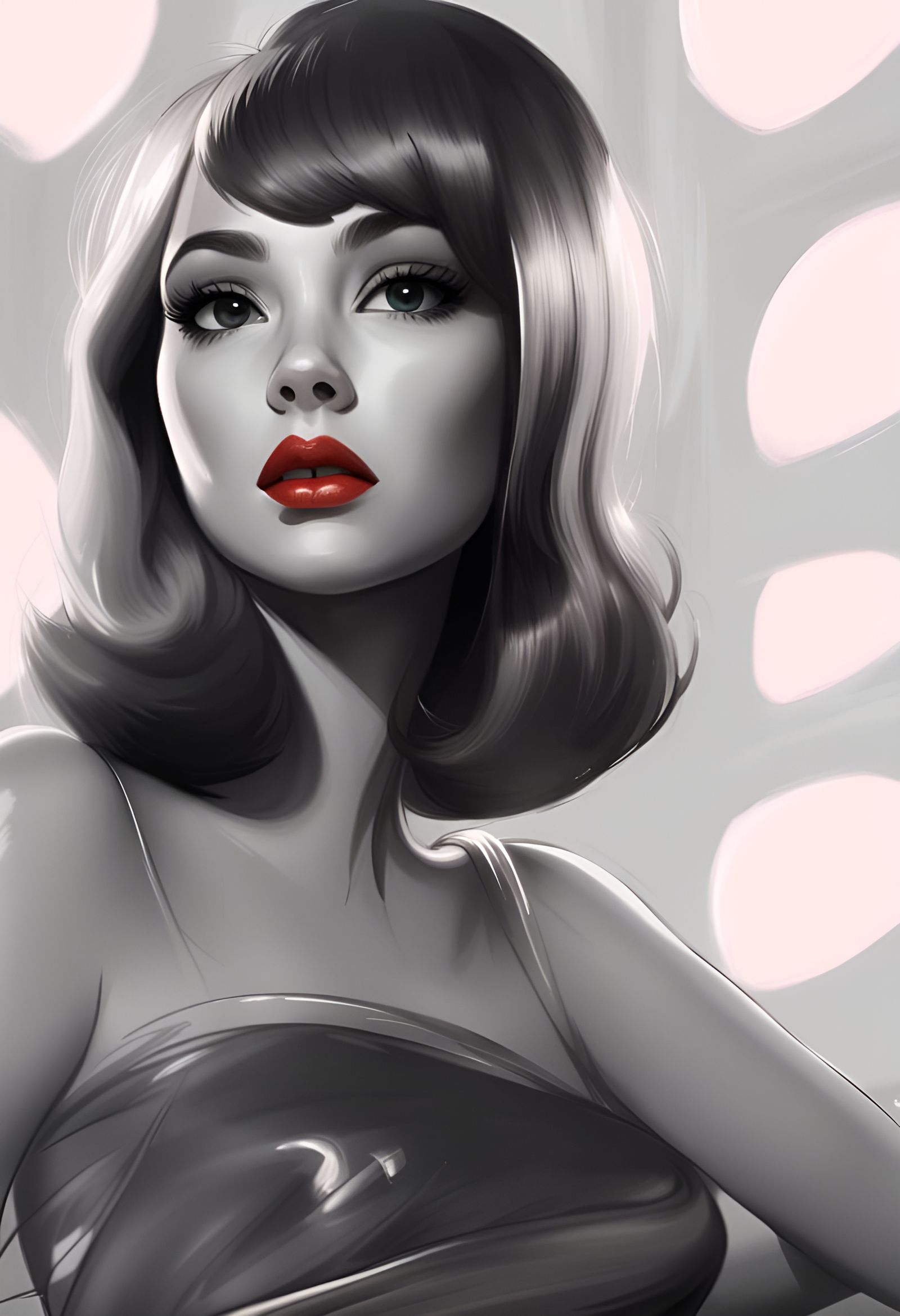 A 1960s Glamourous girl - Femme Glamour - AI Generated Artwork ...