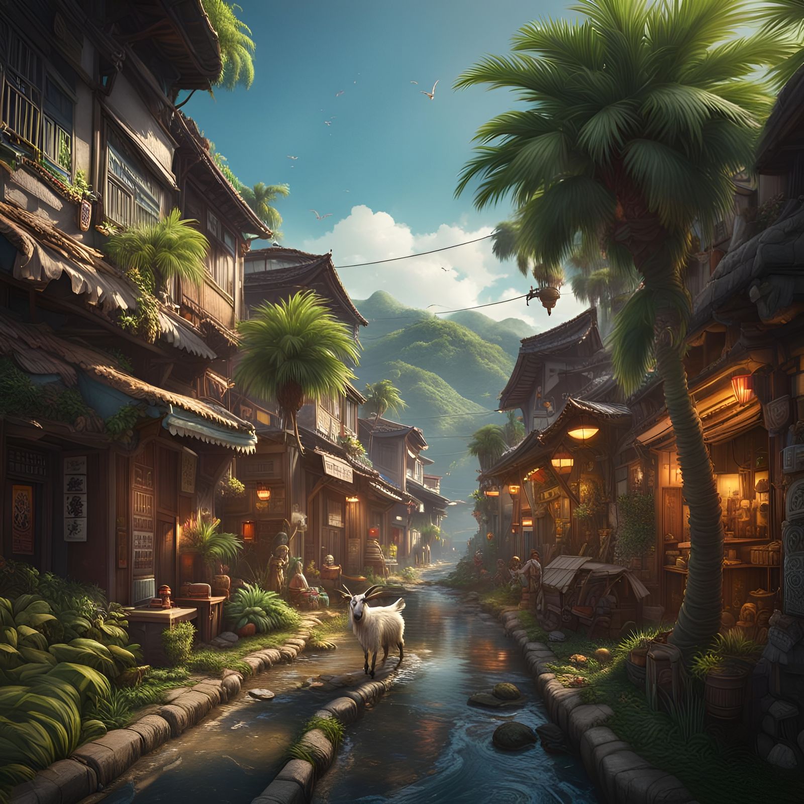 Tropical Fantasy in a Taiwanese Shore Town