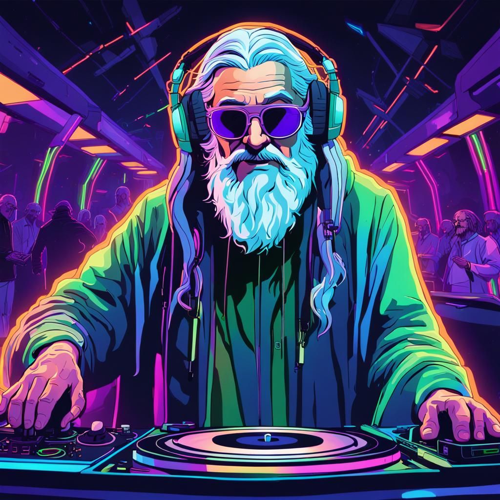 Adventuring by Day DJ Gandalf by Night
