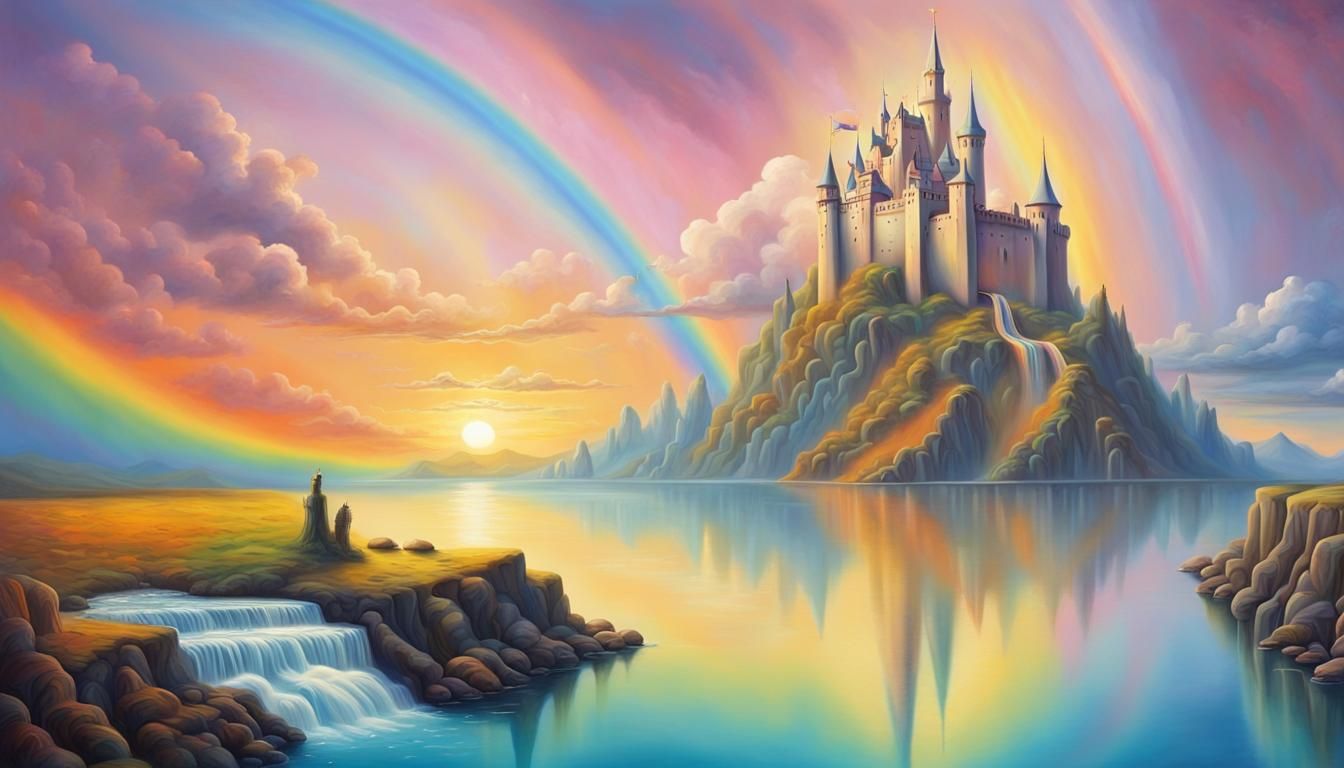 Dreamland castle - AI Generated Artwork - NightCafe Creator