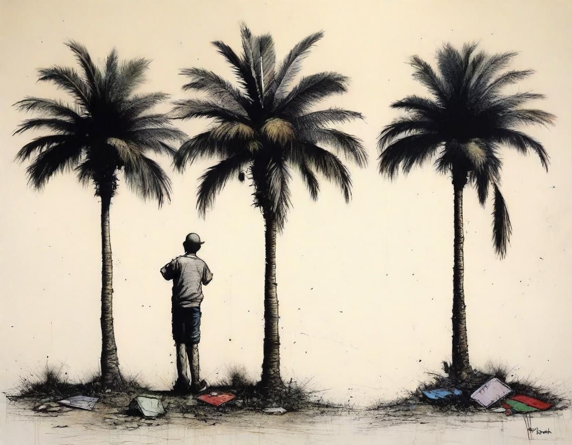 Palm Trees by Dran