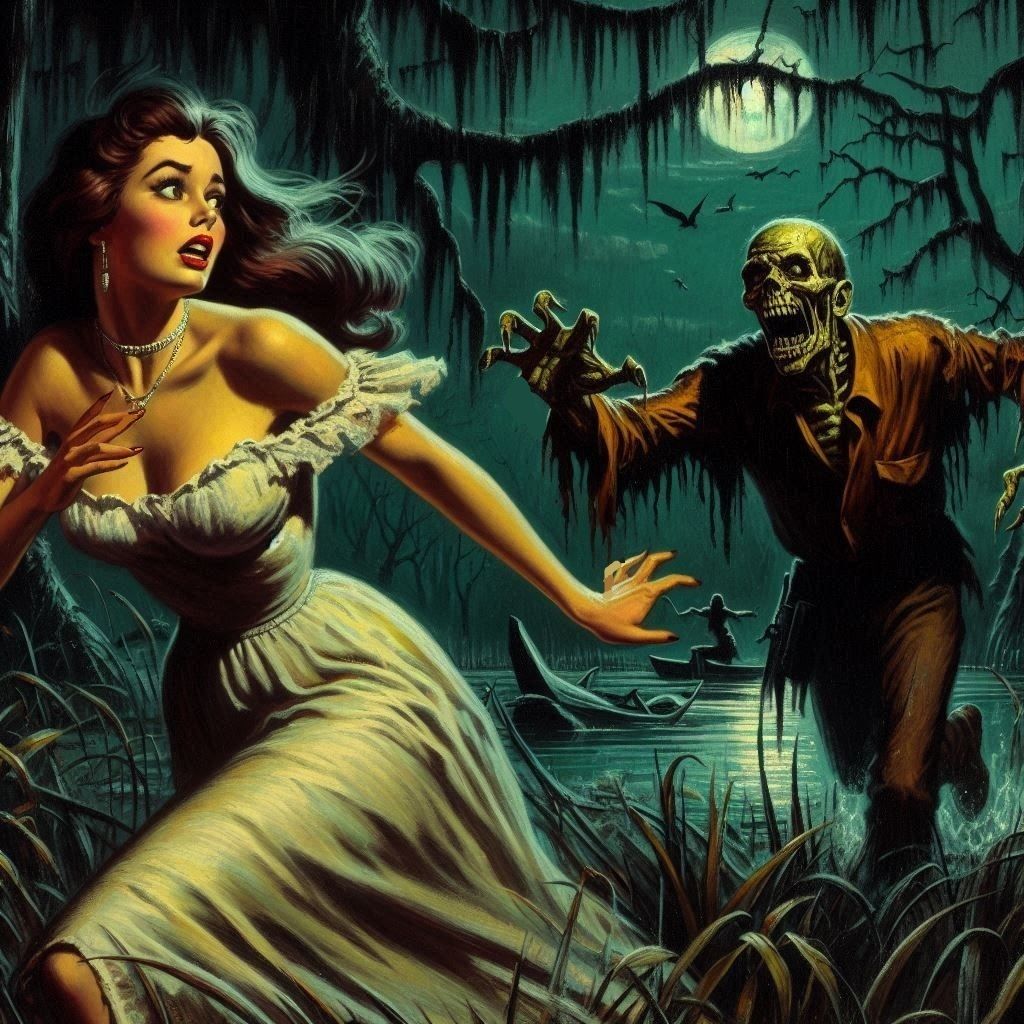 "Scarlett O'Hara and the Swamp Zombies of Tara"