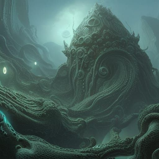 Azathoth asleep in the Dreamlands - AI Generated Artwork - NightCafe ...