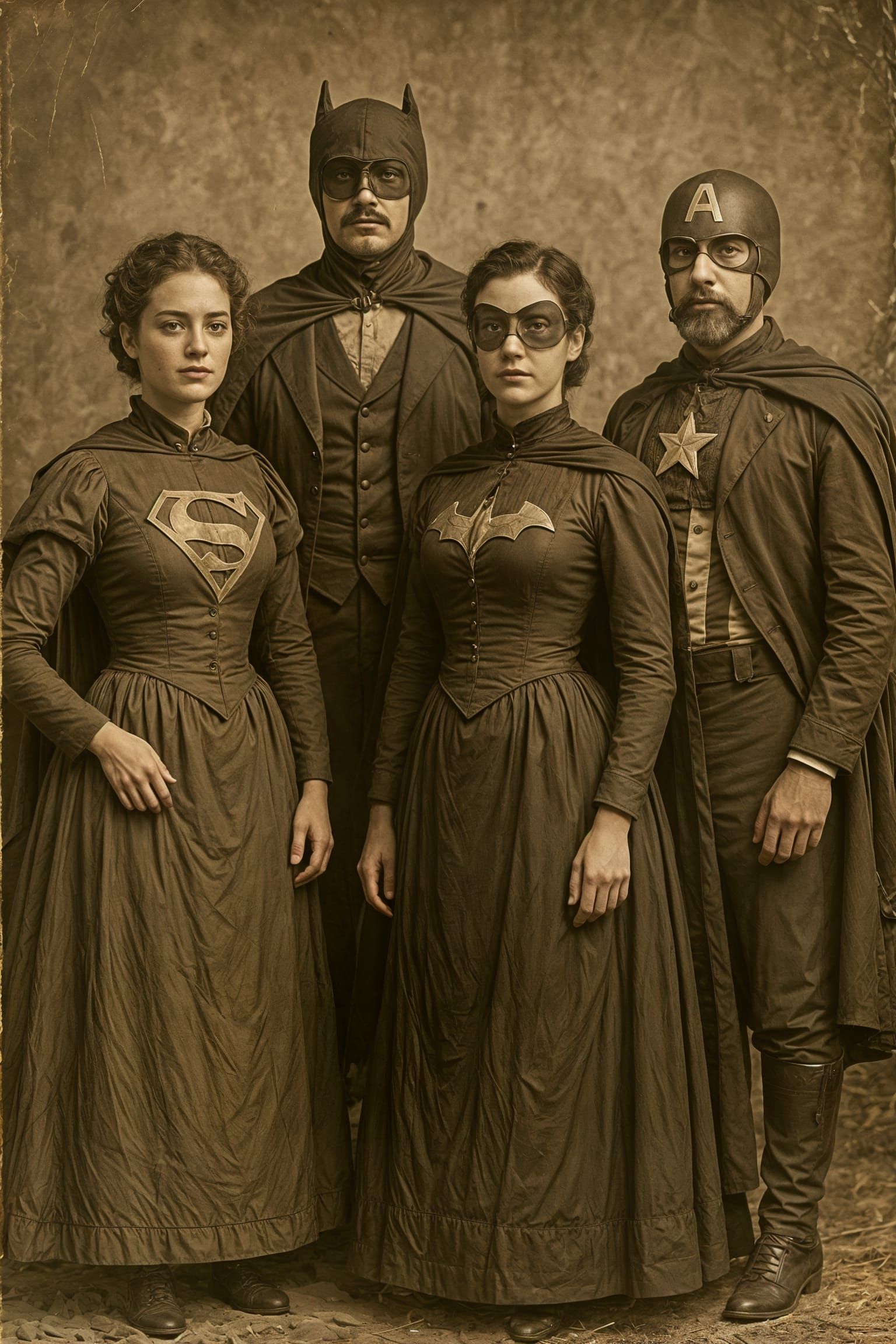 Old-timey superheroes
