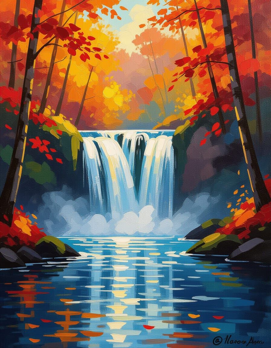 Autumn Cascade