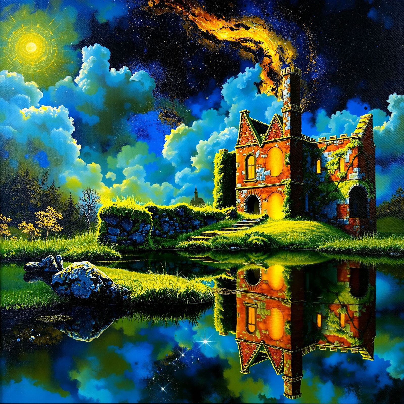 Surreal Medieval Ruins
