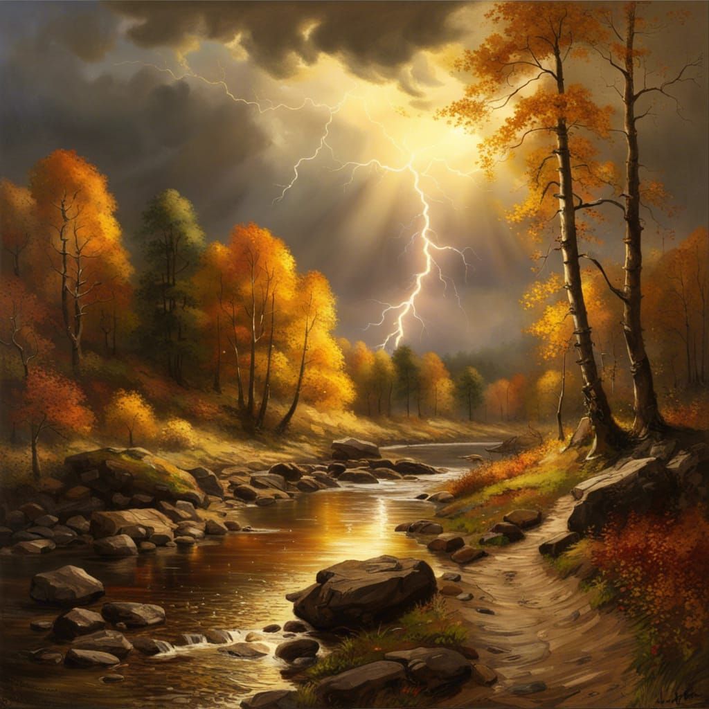 Lightning-scape 3  by @Raihan