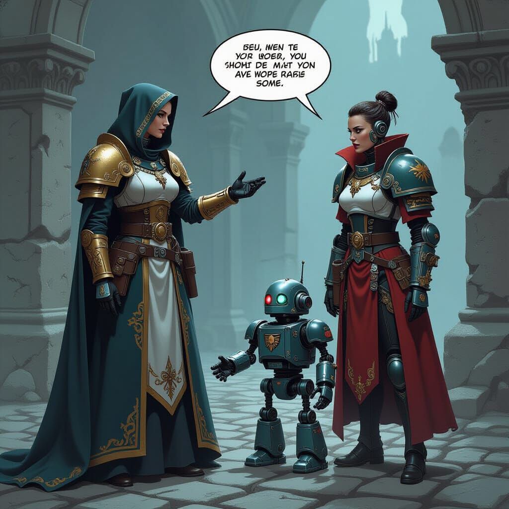 "Yes, your creation is simple. But blessed is the mind too small for doubt."