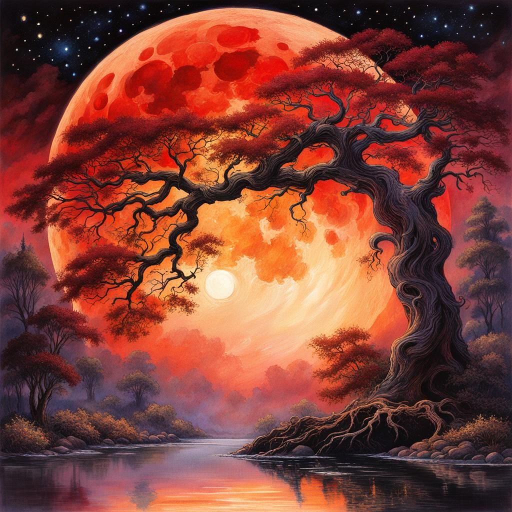Blood Moon   by @Happy Jack