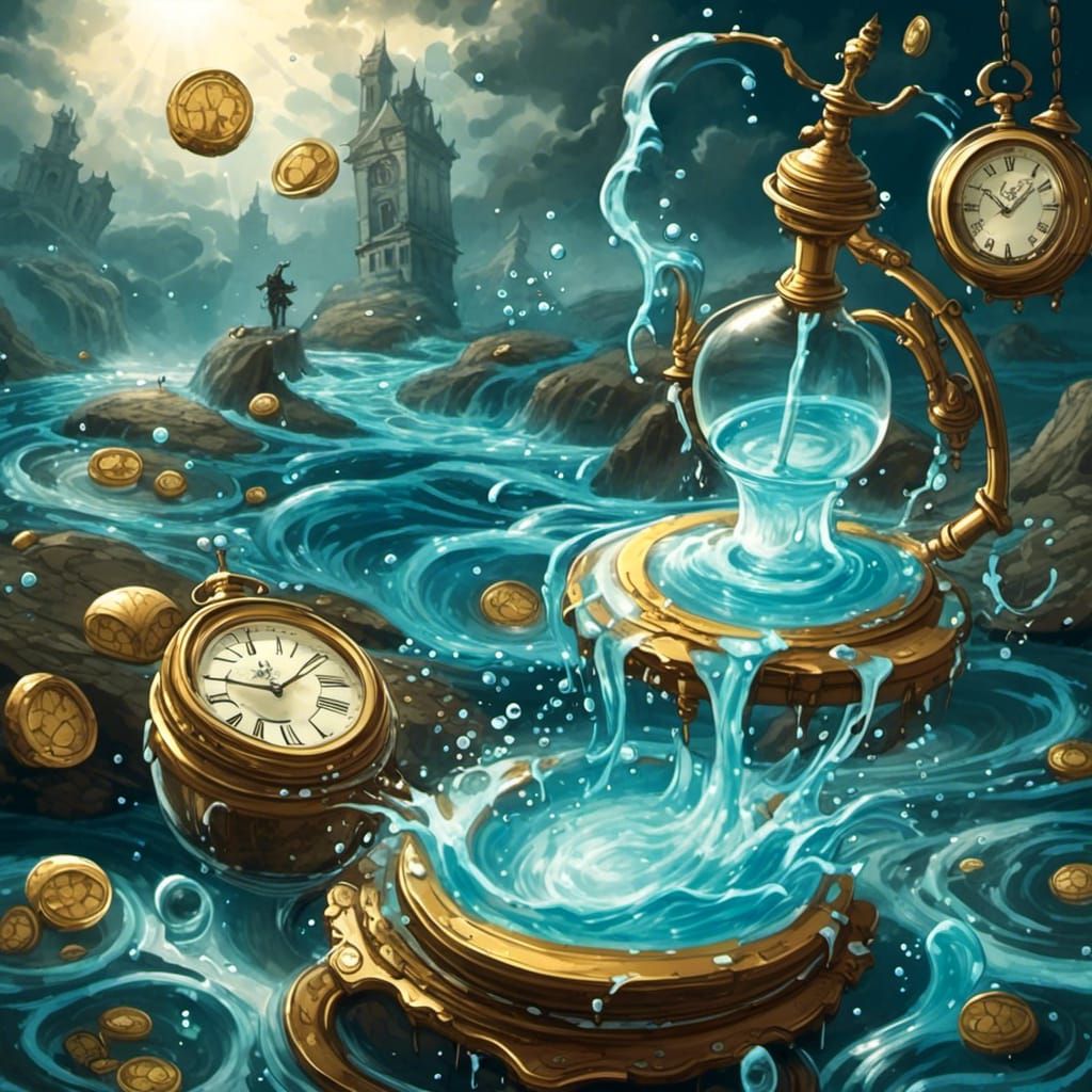 <lora:Dropsplash:1.0>splash, clockpunk liquids water luminosity fantasy