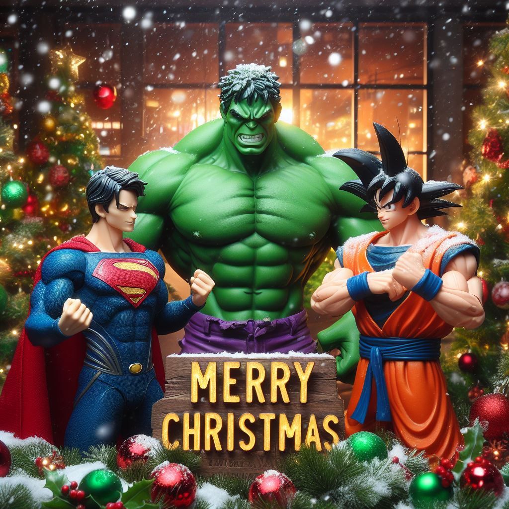 Superhero Christmas AI Generated Artwork NightCafe Creator