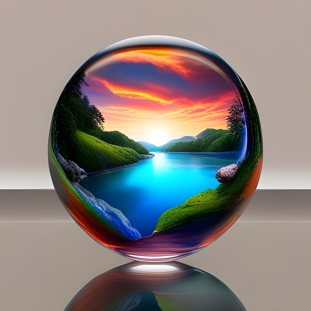 Sunset Glory AI Generated Artwork NightCafe Creator