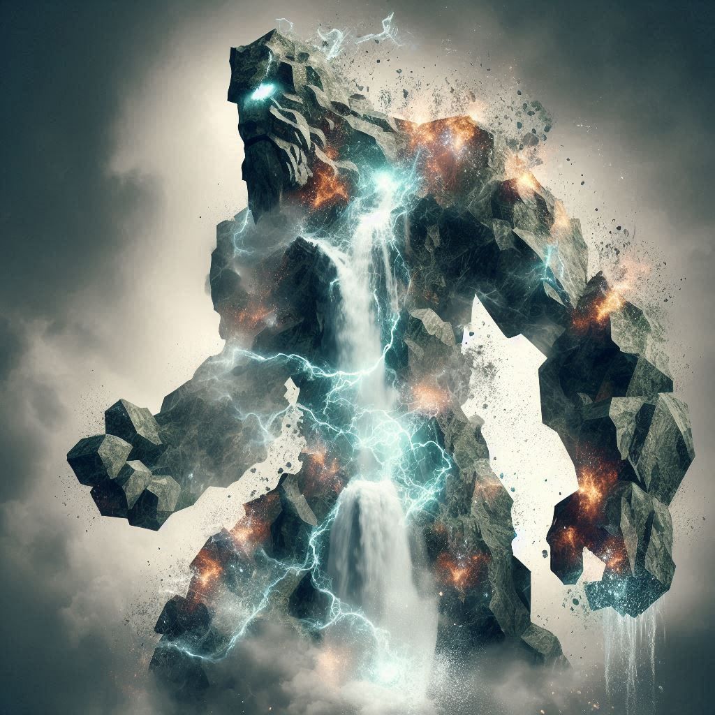 double exposure beautiful fantasy portrait landscape..