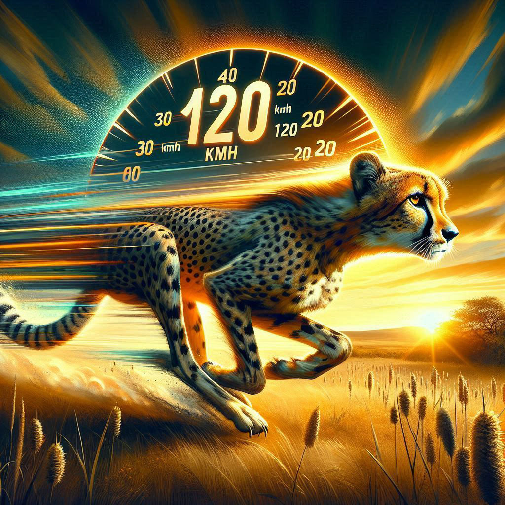 Cheetah – The fastest land mammal in the world – From 0 to 1...